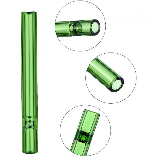 103mm Custom Logo Transparent One Hitter Cigar Glass OG Tube 103mm Custom Logo Transparent One Hitter Cigar Glass OG Tube