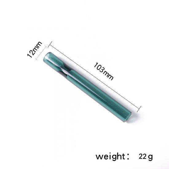 103mm Custom Logo Transparent One Hitter Cigar Glass OG Tube 103mm Custom Logo Transparent One Hitter Cigar Glass OG Tube