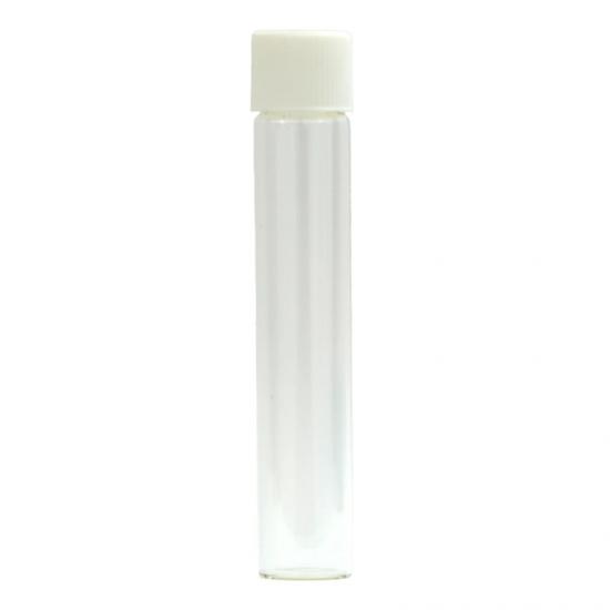 110 mm Glass Pre-Roll Tubes Child Resistant White Cap 110 mm Glass Pre-Roll Tubes Child Resistant White Cap