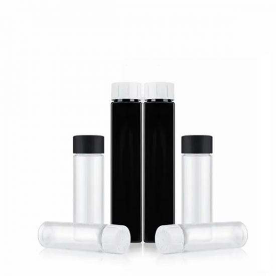 125mm Black PET Pre-roll Plastic Tube with 22mm Child 125mm Black PET Pre-roll Plastic Tube with 22mm Child