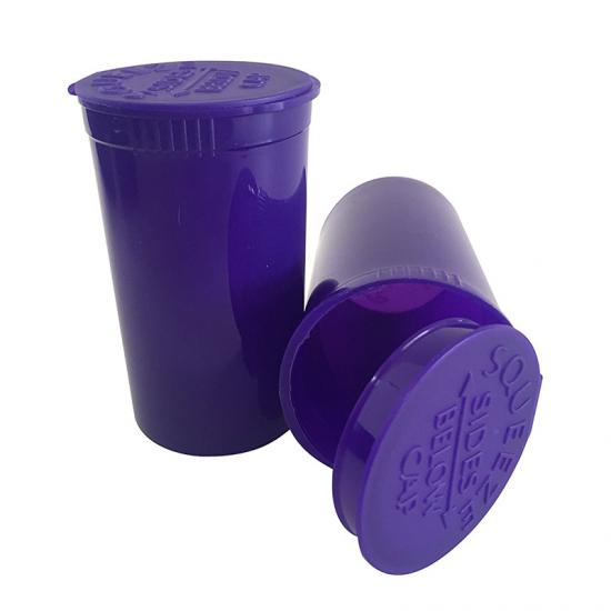 19DR Opaque Squeeze Pop Top Vials