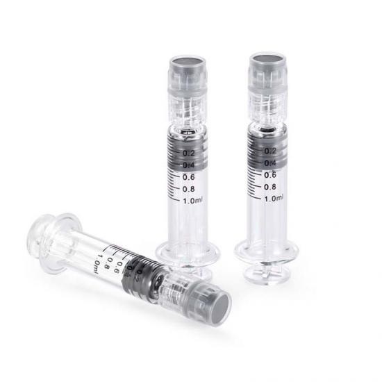 1ml long Lure Lock Glass syringe