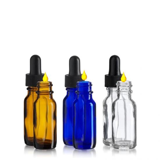 1oz Essential Oil Blue Medical Boston Glass Tincture Dropper 1oz Essential Oil Blue Medical Boston Glass Tincture Dropper