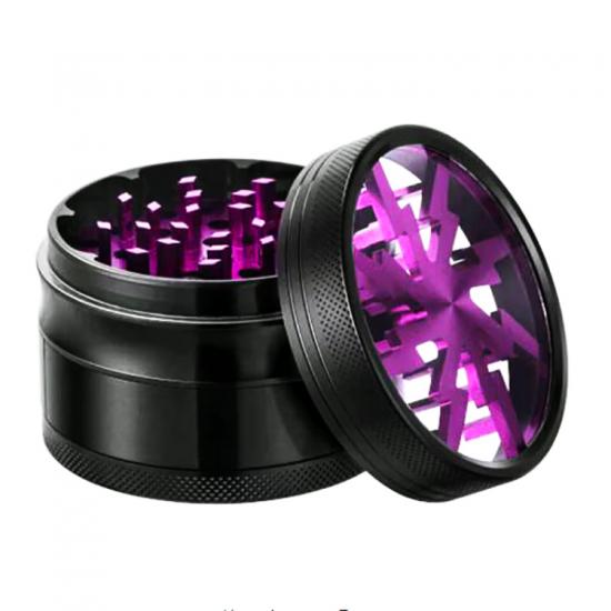 2.4 Inch Herb Mill 4-Piece Aluminium Spice Mill Herb Grinder 2.4 Inch Herb Mill 4-Piece Aluminium Spice Mill Herb Grinder