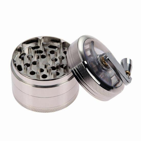 2.4 Inch Herb Mill 4-Piece Aluminium Spice Mill Herb Grinder 2.4 Inch Herb Mill 4-Piece Aluminium Spice Mill Herb Grinder