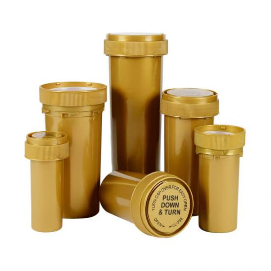 20 dram Reverse Cap Vials with Child Resistant
