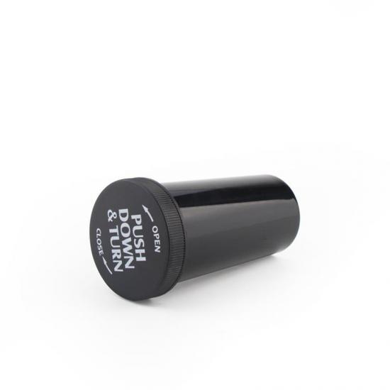 New Design Plastic Child Resistant Push Down and Turn Vials New Design Plastic Child Resistant Push Down and Turn Vials