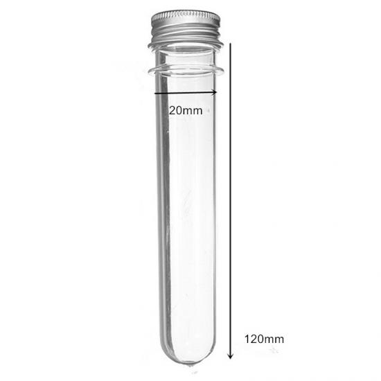 20x120mm Aluminum Cap Screw Top Glass Tube