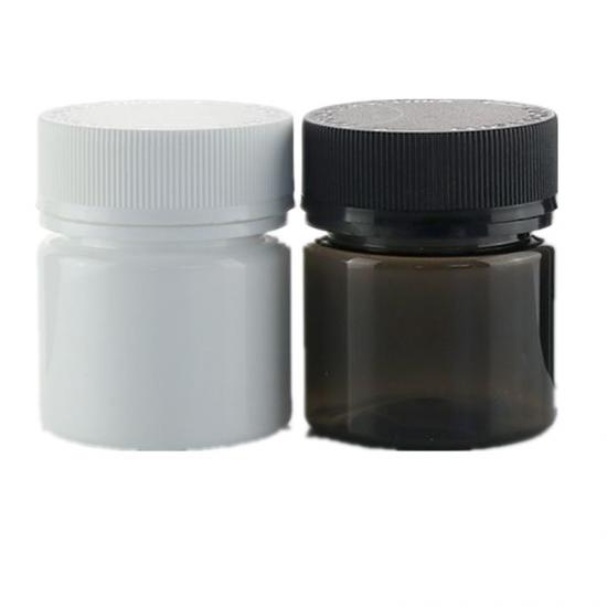 2oz pet plastic personal skin care jar with child lock and