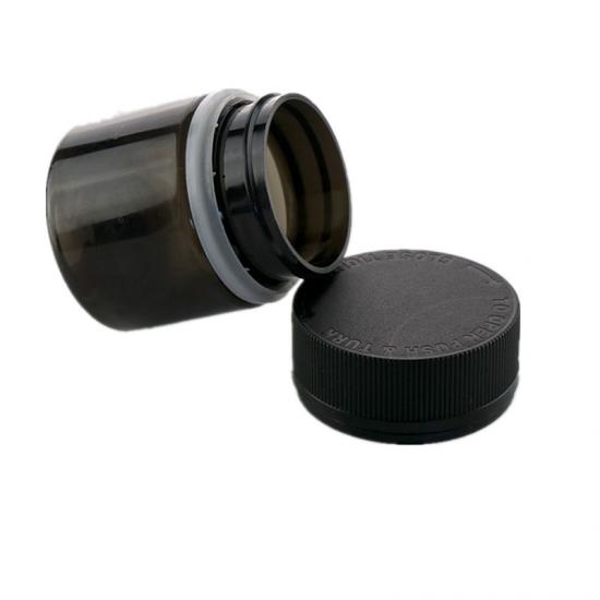 2oz pet plastic personal skin care jar with child lock and 2oz pet plastic personal skin care jar with child lock and