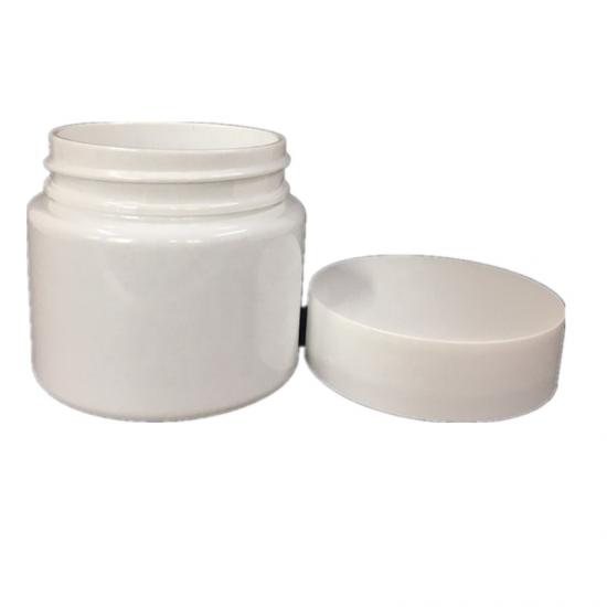 2oz Round PET Plastic Jar with child resistant lid
