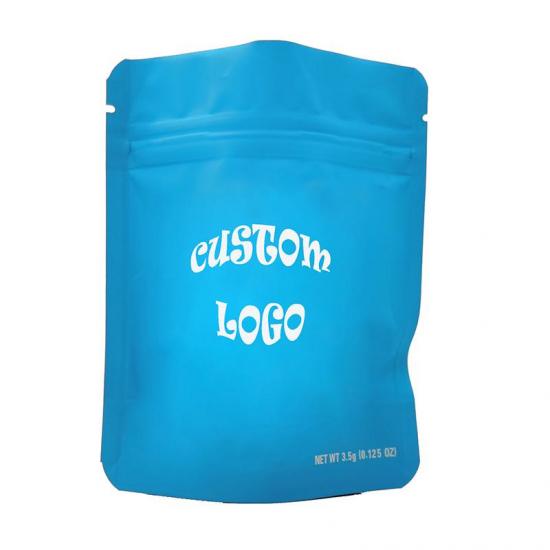 3.5g Mylar Smell Proof Bags Custom Printed Heat Seal Child