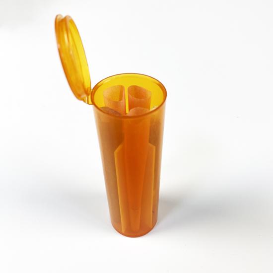 30*95mm Custom Logo King Size Plastic Tubes Pop Top 5 pack