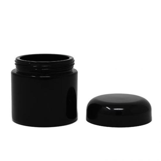 30 ml (1 fl oz) Black Ultra violet Glass Screw Top Jar 30 ml (1 fl oz) Black Ultra violet Glass Screw Top Jar