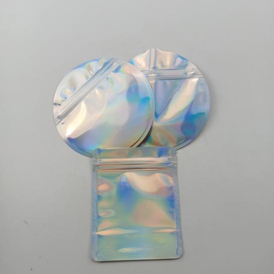 4*5inches 3.5g Holographic silver color CR Regular zipper 4*5inches 3.5g Holographic silver color CR Regular zipper
