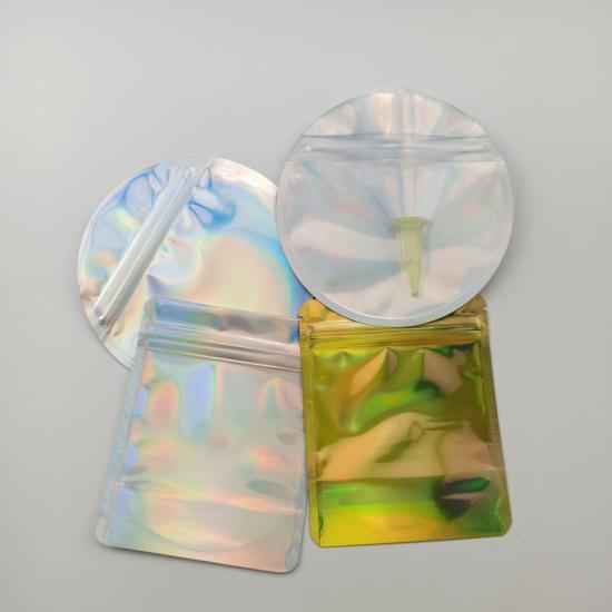 4*5inches 3.5g Holographic silver color CR Regular zipper 4*5inches 3.5g Holographic silver color CR Regular zipper