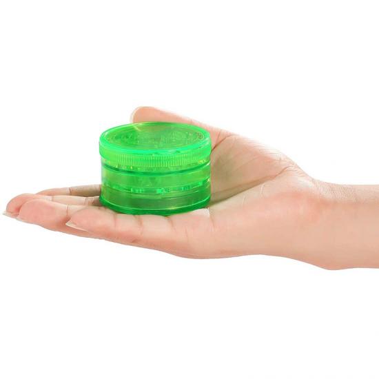 4-Piece Herb Spices Grinder Plastic Crusher with Pollen 4-Piece Herb Spices Grinder Plastic Crusher with Pollen