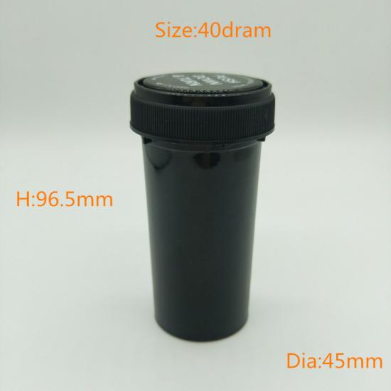 40 dram Reverse Cap Vials with Child Resistant Approval 40 dram Reverse Cap Vials with Child Resistant Approval