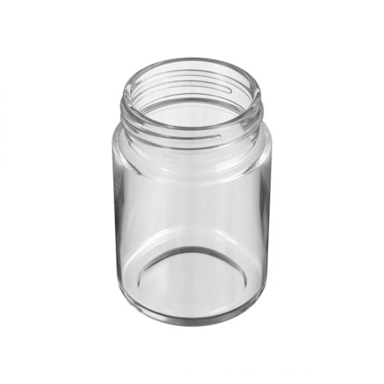 4oz Smell Proof Air Tight Face Cream CR Glass Jar Black Cap 4oz Smell Proof Air Tight Face Cream CR Glass Jar Black Cap