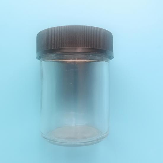 50ml 70ml 110ml Child Resistant Cap Round Glass Weed Bottle 50ml 70ml 110ml Child Resistant Cap Round Glass Weed Bottle