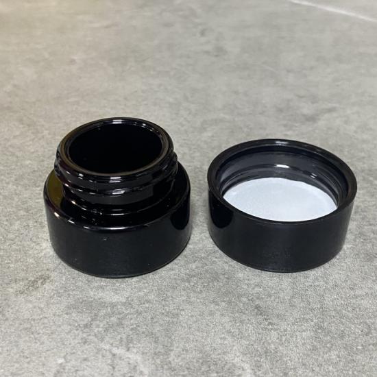 5g Black Concentrate Glass Jar with CR Lid 5g Black Concentrate Glass Jar with CR Lid