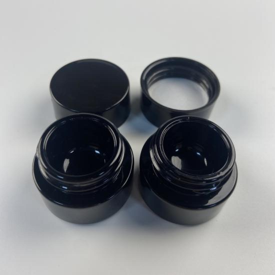 5g Black Concentrate Glass Jar with CR Lid 5g Black Concentrate Glass Jar with CR Lid