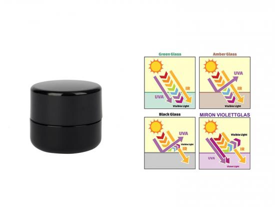 5ml Black Uv Glass Child Resistant Concentrate Container Jar 5ml Black Uv Glass Child Resistant Concentrate Container Jar