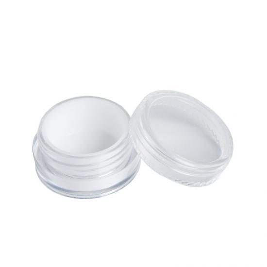 5ml Clear Acrylic Wax Concentrate Containers with white 5ml Clear Acrylic Wax Concentrate Containers with white
