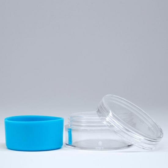 5ml Clear Acrylic Wax Concentrate Containers with white 5ml Clear Acrylic Wax Concentrate Containers with white
