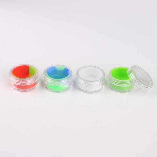 5ml Clear Acrylic Wax Concentrate Containers with white 5ml Clear Acrylic Wax Concentrate Containers with white