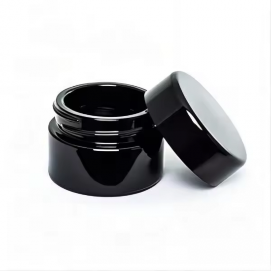 5ml Concentrate Jar Black Violet Glass Jar with Lid