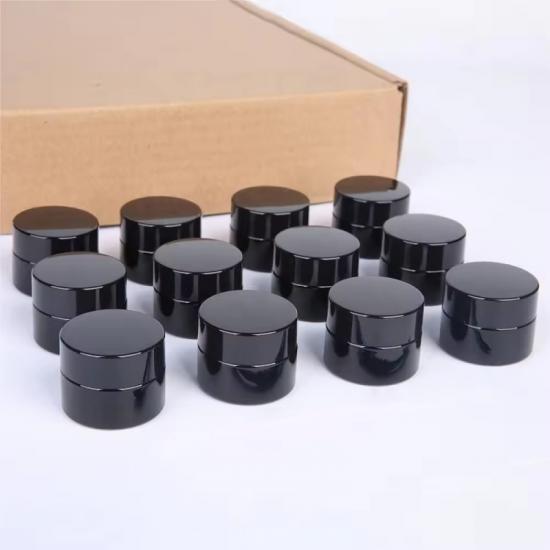 5ml Concentrate Jar Black Violet Glass Jar with Lid 5ml Concentrate Jar Black Violet Glass Jar with Lid