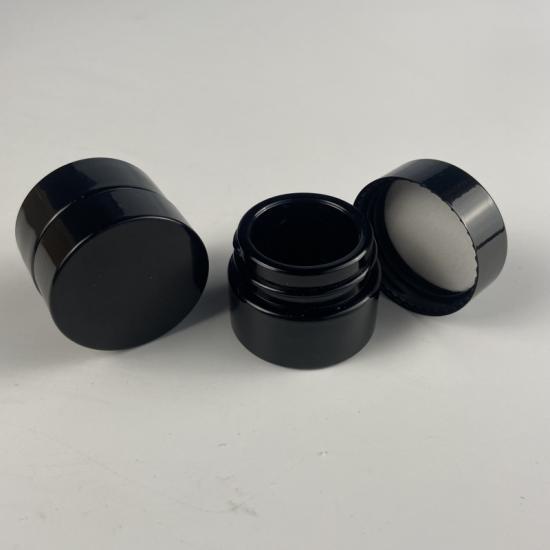 5ml Concentrate Jar Black Violet Glass Jar with Lid 5ml Concentrate Jar Black Violet Glass Jar with Lid