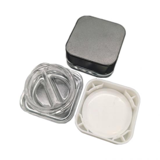 5ml Dab Cube Split Glass Concentrate Jars with Children 5ml Dab Cube Split Glass Concentrate Jars with Children