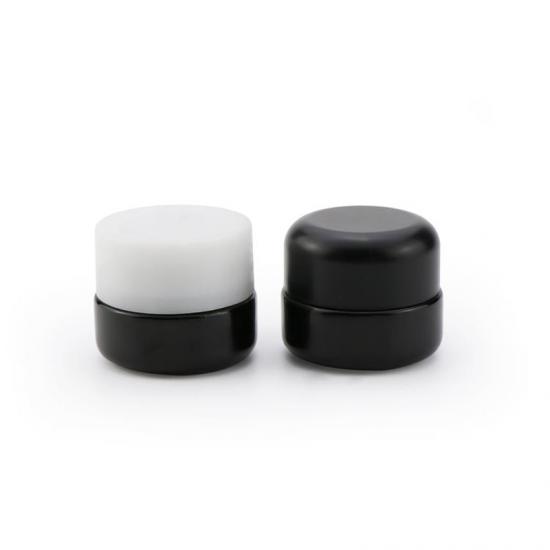 5ml Glass UV Protection Storage Jar Black