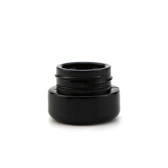 5ml Glass UV Protection Storage Jar Black 5ml Glass UV Protection Storage Jar Black