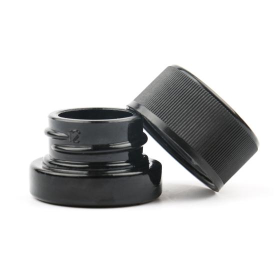 5ml Round Child Proof Glass Jar With Child childproof cap 5ml Round Child Proof Glass Jar With Child childproof cap