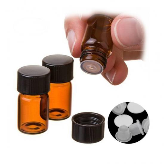 5ML Transparent Clear Small Glass Vials Bottles Brown Sample 5ML Transparent Clear Small Glass Vials Bottles Brown Sample