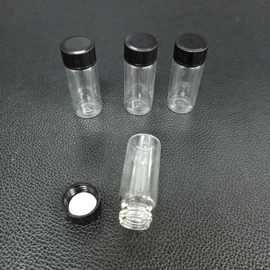5ML Transparent Clear Small Glass Vials Bottles Brown Sample 5ML Transparent Clear Small Glass Vials Bottles Brown Sample