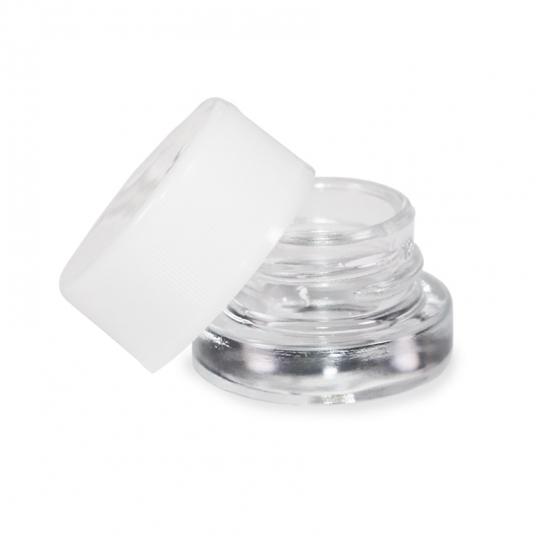 5ml White Child Proof Glass Jar With Child childproof cap 5ml White Child Proof Glass Jar With Child childproof cap