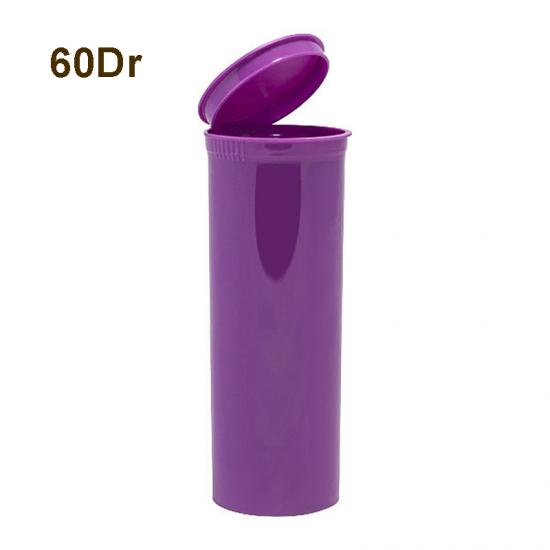 60DR CR Plastic Squeeze Pop Top Vials