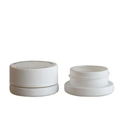 7ml White Child Proof Glass Jar With Child childproof cap 7ml White Child Proof Glass Jar With Child childproof cap