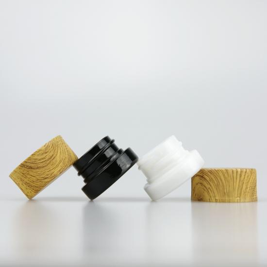 9ml Child Resistant Glass Jars with Bamboo Lid for Weed