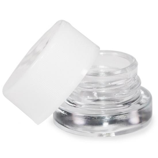 9ml White Child Proof Glass Jar With Child childproof cap 9ml White Child Proof Glass Jar With Child childproof cap