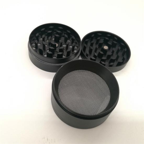 Black 4 Layers Metal Tobacco Grinder Black 4 Layers Metal Tobacco Grinder