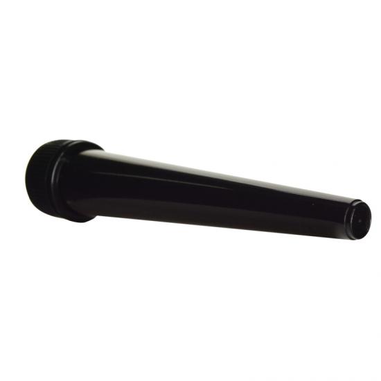 Black Child Resistant Conical Tube 98mm Black Child Resistant Conical Tube 98mm