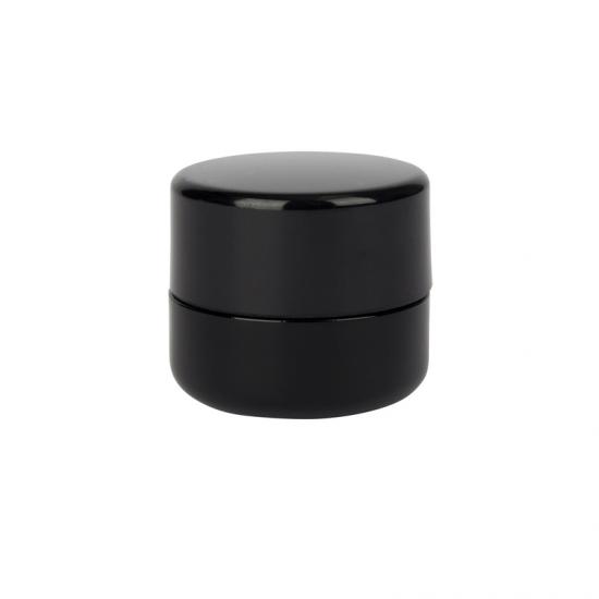Black Ultraviolet Refillable Empty Glass Screw Top Jar Black Ultraviolet Refillable Empty Glass Screw Top Jar