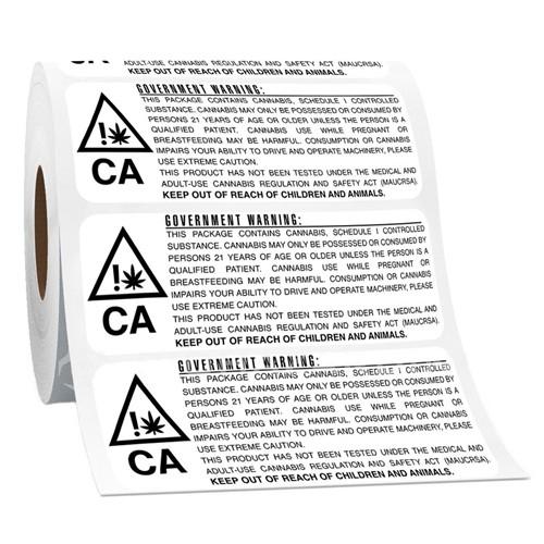 California Compliant Cannabis Labels California Compliant Cannabis Labels