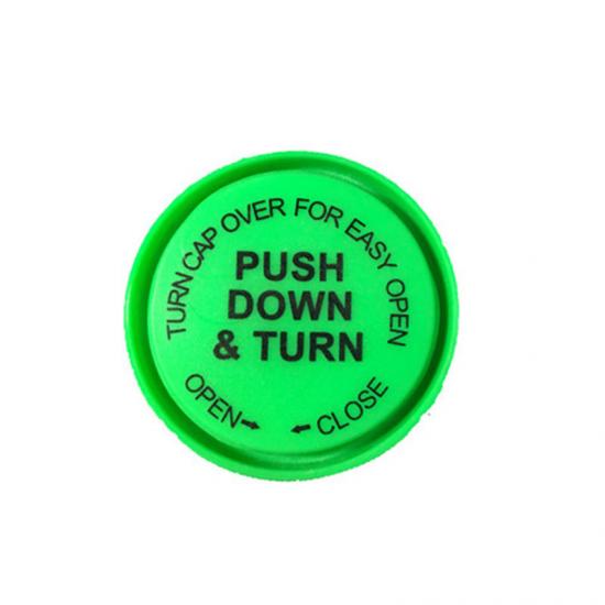 Child Proof Pill Packaging Push Down & Turn Reversible Vials Child Proof Pill Packaging Push Down & Turn Reversible Vials