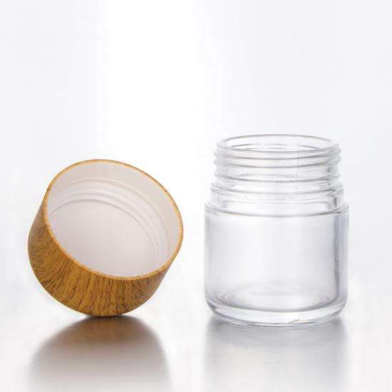 Child Resistant Glass Jars with Bamboo Childproof Lid for Child Resistant Glass Jars with Bamboo Childproof Lid for